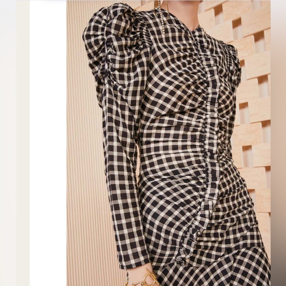 ULLA JOHNSON Isobel Dress in Eclipse Sz 0 - Picture 2 of 5